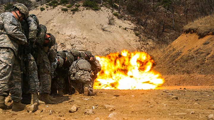 Chùm ảnh: Bộ binh Mỹ huấn luyện và tác chiến trên toàn thế giới